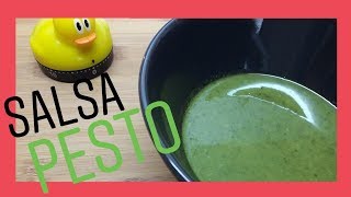 ✅ Cómo hacer SALSA PESTO casera  Recetas SIN GLUTEN 🤤  recetas en Thermomix [upl. by Pietra]