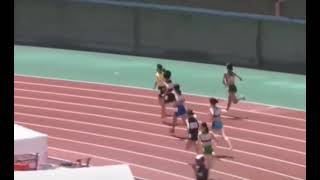 陸上のインターハイ女子800ｍ予選で2位だった「ドルーリー朱瑛里しぇり」選手のミュート無音動画Mute video of 2nd place qualifier Drury Shieri [upl. by Dj]