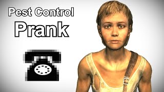 Bryan Wilks Calls Pest Control  Fallout 3 Prank Call [upl. by Harrington]