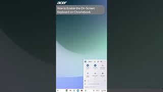 How to Enable the OnScreen Keyboard on Chromebook [upl. by Gerek]