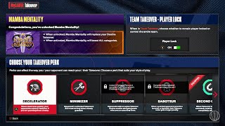 2K24 MAMBA MENTALITY BADGE TUTORIAL FASTEST TAKEOVER PERK METHOD SECOND CHANCE amp MINIMIZER PERKS [upl. by Naltiak588]