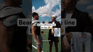 Chicago Bears offensive line be like‼️🤣 nfl footballshorts americanfootball [upl. by Gilead]