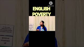 POVERTY IN ENGLISH AT KONNAGAR english poverty konnagar esl [upl. by Llewoh942]