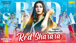 Red Sharara Official Video  Sapna Choudhary  Harjeet Deewana  Latest Haryanvi Dj Song 2024 [upl. by Alleuqahs]