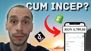 Cum sa incepi Dropshipping de la zero in Romania pe platforma Shopify cu TikTok Ads [upl. by Sirrap]