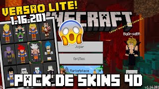 PACK DE SKINS 4D LITE MINECRAFT PE 11710 [upl. by Nuahsel53]