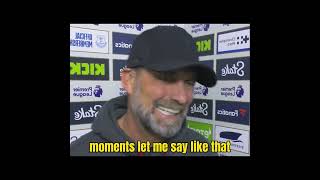 Jurgen Klopp interview postgame following Liverpools loss against Everton  Everton 20 Liverpool [upl. by Coleville]