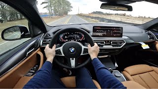 2023 BMW X3 sDrive30i POV Drive Impressions and ASMR [upl. by Cimbura]