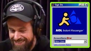 How AOL Instant Messenger Inspired Twitter  Joe Rogan and Jack Dorsey [upl. by Eivad]