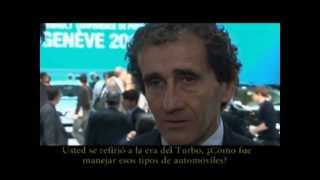 Alain Prost  Reportaje en el Salón de Ginebra [upl. by Achilles477]