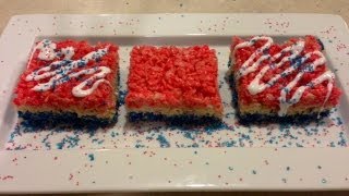 Fourth of July Rice Krispies Treats [upl. by Cletis]