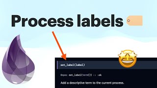 Elixirs new process labels 🔥 elixirlang erlang [upl. by Acinat751]