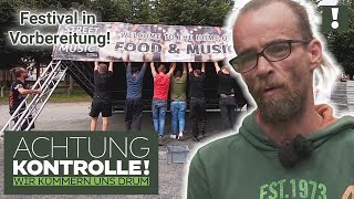 8Meter Bühne und viel KRAFT 💪 Alles Bereit fürs Festival  Achtung Kontrolle [upl. by Akital]