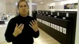 Apple  Steve Jobs introduces the first Apple Store Retail 2001 [upl. by Dekeles]