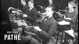 Typewriting Speed Contest 1938 [upl. by Aihset]