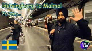 Ep 18  Helsingborg to Malmo  Ft Vishy  Sweden [upl. by Oberheim531]