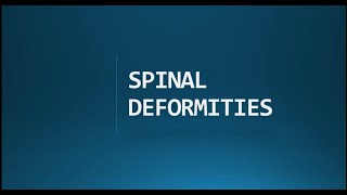 Spinal Deformities Lordosis Kyphosis Scoliosis spinalinjury [upl. by Dauf793]