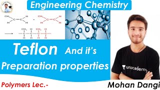 Teflon  prepration properties of Teflon  uses of Teflon  polymer  Engineering chemistry [upl. by Benia933]