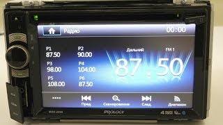 Prology MDN2800 GPS  ГЛОННАС видео обзор [upl. by Jenesia310]