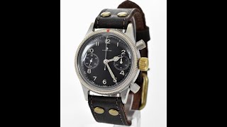 Tutima Glashütte Fliegerchronograph WehrmachtLuftwaffe  Sehr selten Original Zustand FM14005 [upl. by Quackenbush]