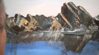 How to paint ocean and rocks in oil or acrylic [upl. by Downs]