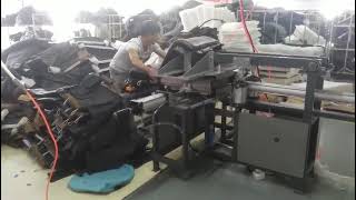 Cushion Covering Machine Cushion Filling Machine For Sofa Cushion [upl. by Enymzaj699]