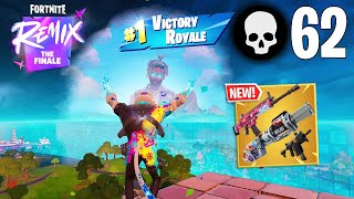 62 Elimination Solo Vs Squads Wins Gameplay Fortnite Chapter 2 Remix Keyboard amp Mouse [upl. by Ralph]