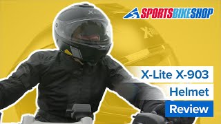 XLite X903 motorcycle helmet review  Sportsbikeshop [upl. by Lativa]