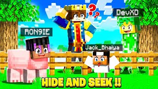 MINECRAFT HIDE amp SEEK BUT I SECRETLY CHEAT 😱 [upl. by Latsirk19]