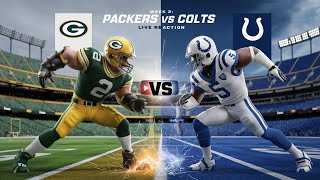 Packers vs Colts Week 2 LIVE  NFL Sunday Night Football [upl. by Nort309]