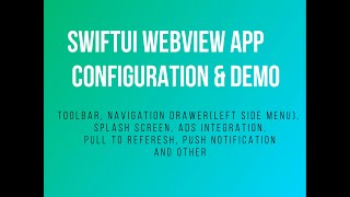 Falcon iOS WebView App Builder – SwiftUI AdMob Push Notifications Firebase and More [upl. by Olvan378]