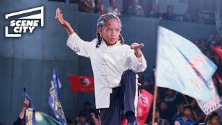 The Karate Kid Crane Kick Final Fight Jaden Smith Scene [upl. by Pacificia]