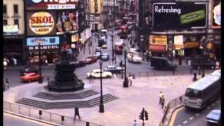 Piccadilly Circus Time Lapse 1972 [upl. by Gannon855]