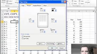 Excel Video 222 Setting Margins and Print Area [upl. by Nedac]