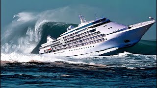 MEGA CRUISE SHIPS amp YACHTS CRASHING SINKING DURING MONSTER WAVES IN STORM [upl. by Groh]