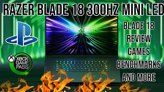 New Razer Blade 18 300Hz MiniLed 4080 Live Review amp Games Test WOW [upl. by Callery]