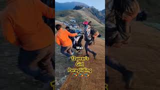 12 years Girl paragliding Bir Billing 🪂🪂birbillingparagliding new [upl. by Alansen]