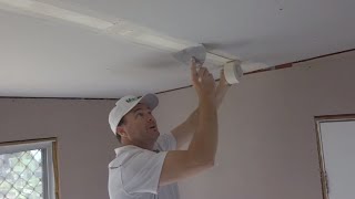 Tips on How to Tape and Mud your Drywall Ceiling [upl. by Thenna]