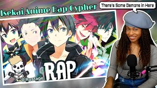 What does this mean ISEKAI ANIME RAP CYPHER  Reaction rustage [upl. by Cavallaro]