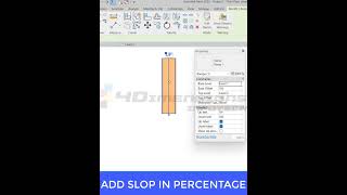 Revit Tips and Tricks  How to Add Ramp Slop in Percentage revit shorts [upl. by Behn]