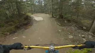 part of BLine upper  Whistler Mountain Bike Park [upl. by Einnol]