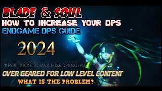 Blade amp Soul HOW TO INCREASE YOUR DPS GUIDEENDGAME DPS GUIDE  2024 UPDATE  WHAT IS THE PROBLEM [upl. by Alysa]