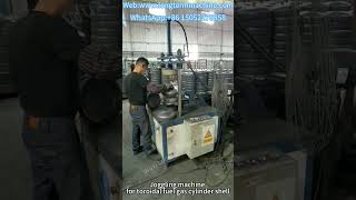 Joggling machine for toroidal fuel gas cylinder shell [upl. by Imij651]