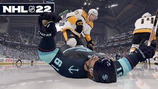 NHL 22 BE A PRO 24 OUR TEAM IS FALLING APART [upl. by Almeeta653]