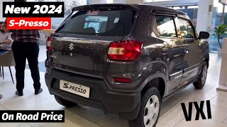 Maruti Suzuki Spresso Vxi 2024  Spresso 2024 Model  Price Specification Full Review [upl. by Yrred228]