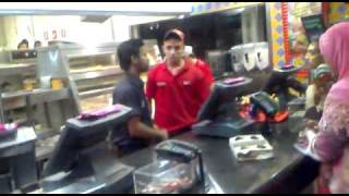 KFC WORKER LOSES IT [upl. by Firehs981]