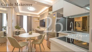 Hindi ito mukhang 25sqm 😁💪🏻 1 Bedroom Condo Makeover [upl. by Lanuk]