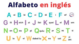 Alfabeto en inglés Aprende el abecedario con pronunciación The Alphabet [upl. by Jehias]