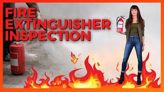 FIRE EXTINGUISHER INSPECTION  4 Steps in Two Minutes [upl. by Calie7]