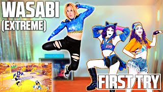 Wasabi EXTREME  JUST DANCE 2024  1st try REACTION [upl. by Stace488]